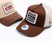 Kšiltovka New Era - Branded Patch 9FORTY Trucker - Chestnut Brown