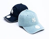 Dámská Kšiltovka New Era - MLB Denim Stitch 9TWENTY - NY Yankees - Pastel Blue