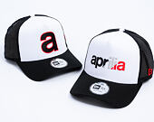 Kšiltovka New Era - Piagio Wordmark 9FORTY Trucker - Aprilia - Black