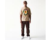 Triko New Era - Fruit Graphic Oversized Tee - Camel