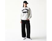 Mikina New Era - MLB Graphic Oversized Crewneck - NY Yankees - Heather Grey