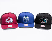 Kšiltovka Mitchell & Ness - Colorado Avalanche - Evergreen Trucker - Maroon