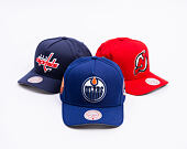 Kšiltovka Mitchell & Ness - Edmonton Oilers - Double Clutch Pro Snapback - Navy