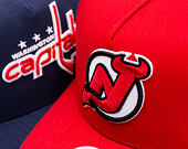 Kšiltovka Mitchell & Ness - New Jersey Devils - Double Clutch Pro Snapback - Red