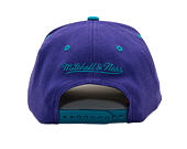 Kšiltovka Mitchell & Ness - NBA Team Arch Snapback - Charlotte Hornets - Purple / Teal