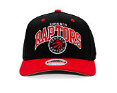 Kšiltovka Mitchell & Ness - NBA Team Arch Snapback - Toronto Raptors - Black / Red