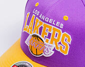 Kšiltovka Mitchell & Ness - NBA Team Arch Snapback - Los Angeles Lakers - Purple / Yellow