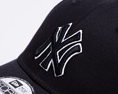 Kšiltovka New Era - MLB Outline 9FORTY - NY Yankees - Navy