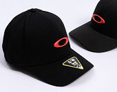 Kšiltovka Oakley - Tincan Cap - Pitch Black/Flame Red