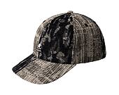 Kšiltovka Kangol - TRENDS PACK - Denim Mashup Baseball - Black Topstitch