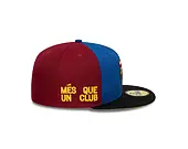 Kšiltovka New Era - "Mes Que Un" 59FIFTY - Barcelona FC - Cardinal/Blue