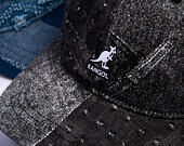 Kšiltovka Kangol - TRENDS PACK - Denim Mashup Baseball - Black Trompe L'Oeil