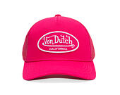 Kšiltovka Von Dutch - Trucker - Cali Patch Electric Pink