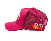 Kšiltovka Von Dutch - Trucker - Cali Patch Heat Wave Pink/Red