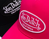 Kšiltovka Von Dutch - Trucker - Cali Patch Electric Pink