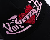 Kšiltovka Von Dutch - Trucker - Stoned Love Logo Black/Pink