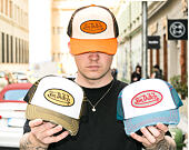 Kšiltovka Von Dutch - Trucker - Classic Logo Olive/White
