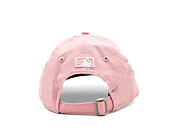 Dětská Kšiltovka New Era - MLB Linen 9FORTY M-CROWN - LA Dodgers - Pink Rouge / White