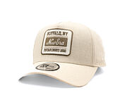Kšiltovka New Era - Branded Buffalo Patch Linen 9FORTY A-Frame - Stone