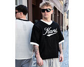Triko Karl Kani - Cursive Varsity Crochet Boxy T-Shirt - Black