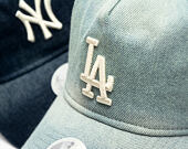 Dámská Kšiltovka New Era - MLB Denim 9TWENTY A-Frame - LA Dodgers - Pastel Blue