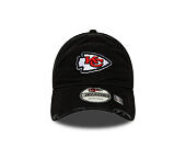 Kšiltovka New Era - NFL Wash & Distressed 9TWENTY - Kansas City Chiefs - Black