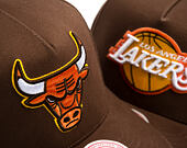 Kšiltovka Mitchell & Ness - NBA - Chestnut Peak - Chicago Bulls - Brown