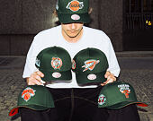 Kšiltovka Mitchell & Ness - NBA - Emerald Slam - New York Knicks - Green/Orange