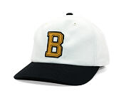 Kšiltovka Brixton - Big B Mp Cap - Off White/Black/Mustard