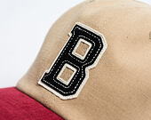 Kšiltovka Brixton - Big B Mp Cap - Sand/Burgundy