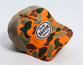 Kšiltovka Brixton - Henry Mp Trucker Hat - Orange Duck Camo/Orange