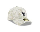 Kšiltovka New Era - MLB Three Looms "Leafy Palm" 59FORTY A-Frame - NY Yankees - Stone