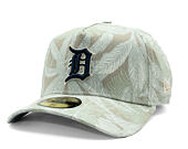 Kšiltovka New Era - MLB Three Looms "Leafy Palm" 59FORTY A-Frame - Detroit Tigers - Stone