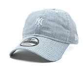 Kšiltovka New Era - MLB Seersucker 9TWENTY - NY Yankees - Navy / White