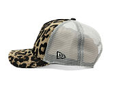 Dámská Kšiltovka New Era - MLB Summer Leopard 9FORTY M-CROWN A-Frame Trucker - NY Yankees - Brown