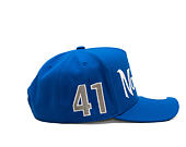 Kšiltovka Mitchell & Ness - Player Script Hwc - NBA - Dallas Mavericks - Dirk Nowitzki - Blue