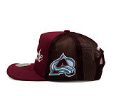 Kšiltovka Mitchell & Ness - Head Coach Trucker - NHL - Colorado Avalanche - Maroon