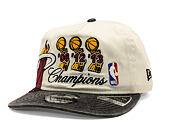 Kšiltovka New Era - NBA "Hardwood Classic Champions" 19TWENTY - Miami Heat - Chrome White / Team Col