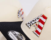 Kšiltovka New Era - MLB "American Flag" 9FIFTY - Arizona Diamondbacks - Chrome White
