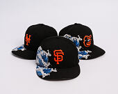 Kšiltovka New Era - MLB "Tidal Wave" 59FIFTY - San Francisco Giants - Black