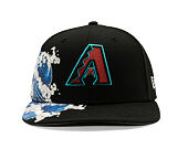 Kšiltovka New Era - MLB "Tidal Wave" 59FIFTY - Arizona Diamondbacks - Black