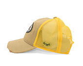 Kšiltovka Von Dutch - Baseball Cap - California Patch - Tan / Yellow