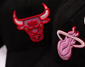 Kšiltovka Mitchell & Ness - All Heart - NBA - Miami Heat - Black