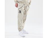Kalhoty New Era - MLB Piping Track Pants - NY Yankees - Stone