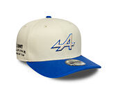 Kšiltovka New Era - F1 Contrast Visor 9SEVENTY Stretch-Snap - Alpine Racing - Ivory