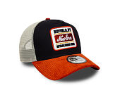 Kšiltovka New Era - Branded Patch Cord 9FORTY A-Frame Trucker - Navy / Warm Flame