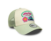 Dětská Kšiltovka New Era - Branded Outdoor 9FORTY A-Frame Trucker - Cream / Soft Grass