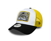 Dětská Kšiltovka New Era - DC Patch 9FORTY A-Frame Trucker - Batman - White / Black