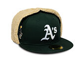 Kšiltovka New Era - MLB World Series Dog-Ear 59FIFTY - Oakland Athletics - Green