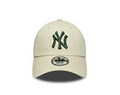 Kšiltovka New Era - MLB League Essential 9FORTY - NY Yankees - Stone / Cilantro Green
